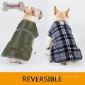 2017 Reversível Pet Clothes Resistente À Água Inverno Cão Casaco de Chuva Jaqueta